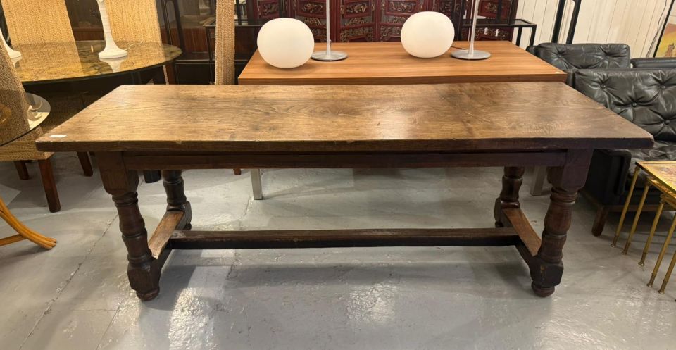 Table en chêne massif début 19ème