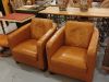 Paire de fauteuils club
