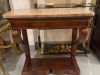 Console en acajou avec marbre