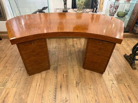 Bureau demi-lune art-déco
