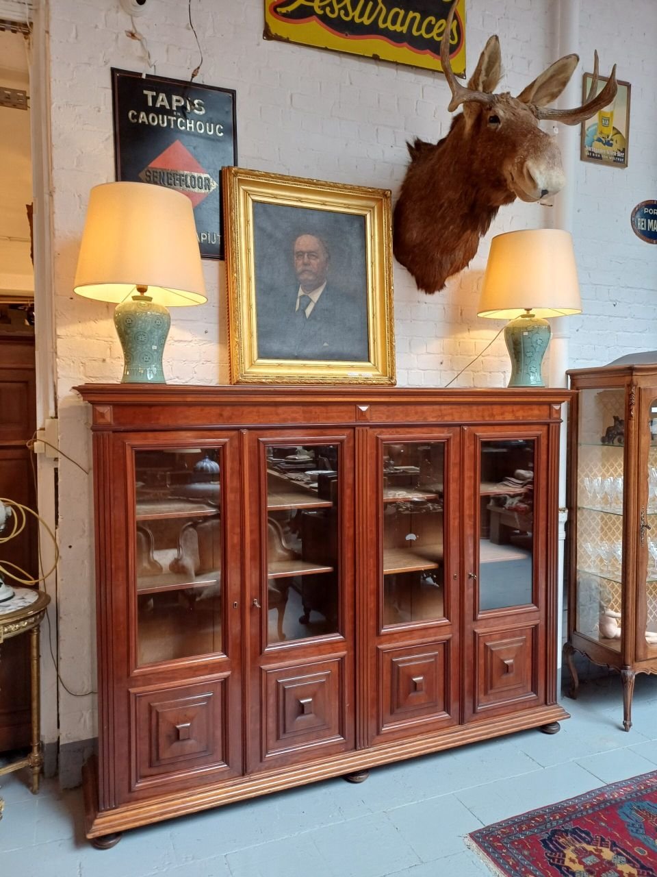 Bibliothèque acajou