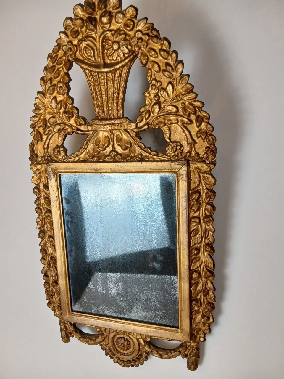 miroir en bois doré 19ème