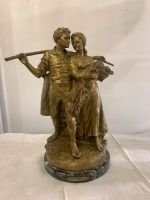 Statue En Bronze Idylle Par Joseph D’Aste