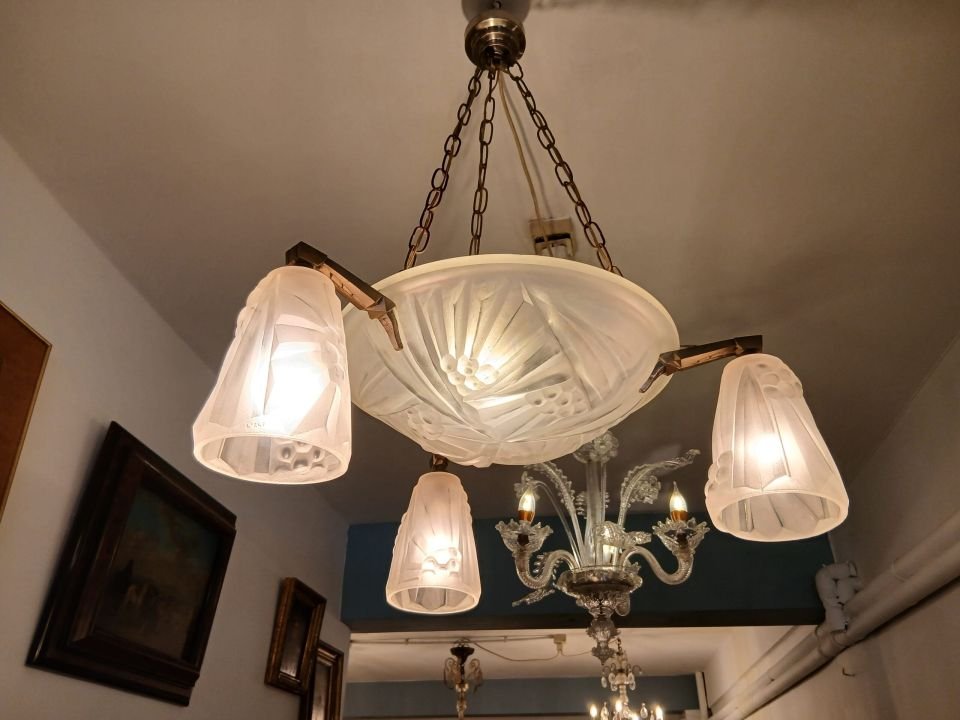 lustre art déco par l´ELF
