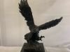 Statue En Bronze D’aigle En Chasse Par Christophe Fratin