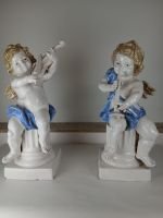 Paire d’angelots musiciens