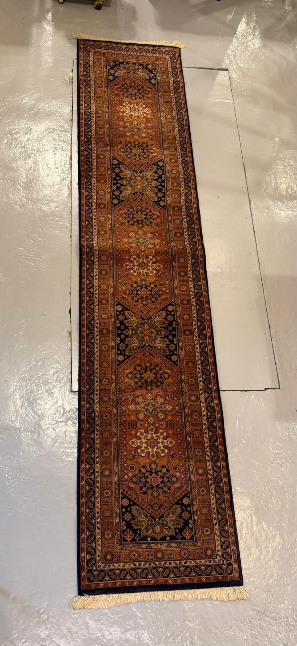 Tapis de couloir fait la main