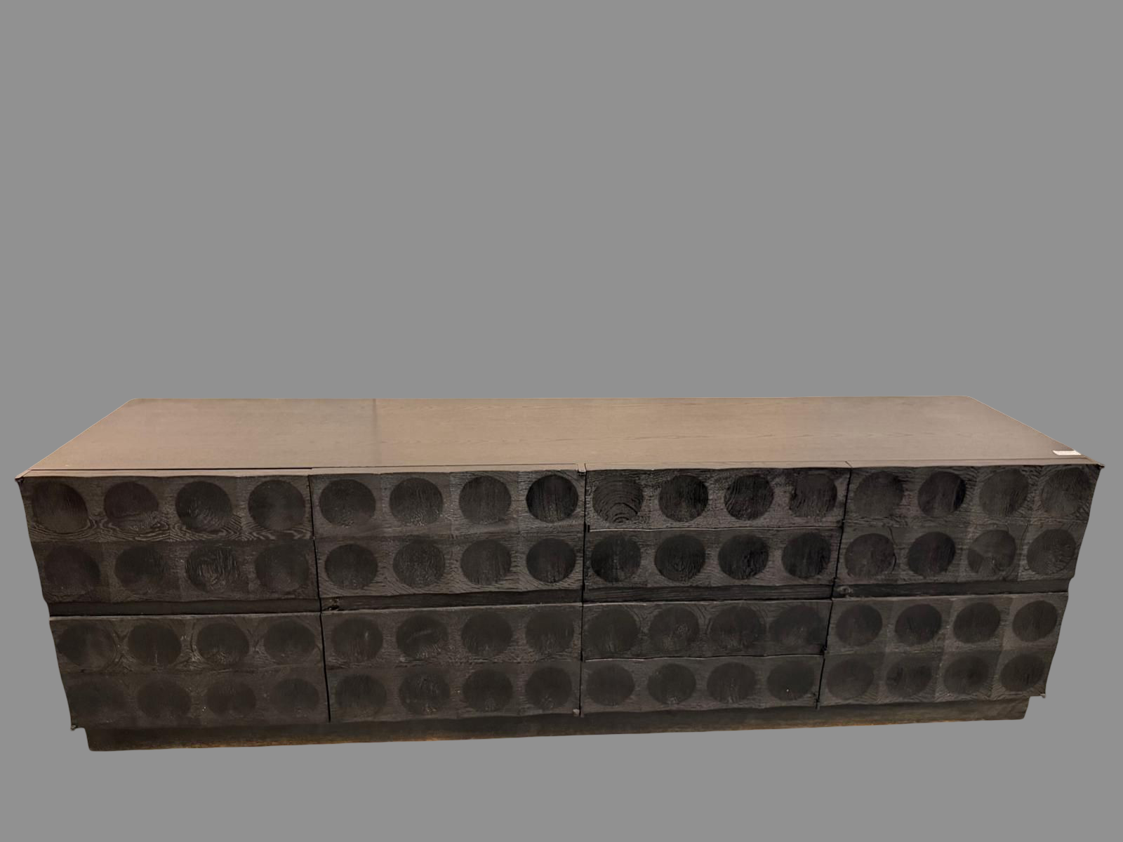 Meuble buffet brutaliste conçu par J. Batenburg