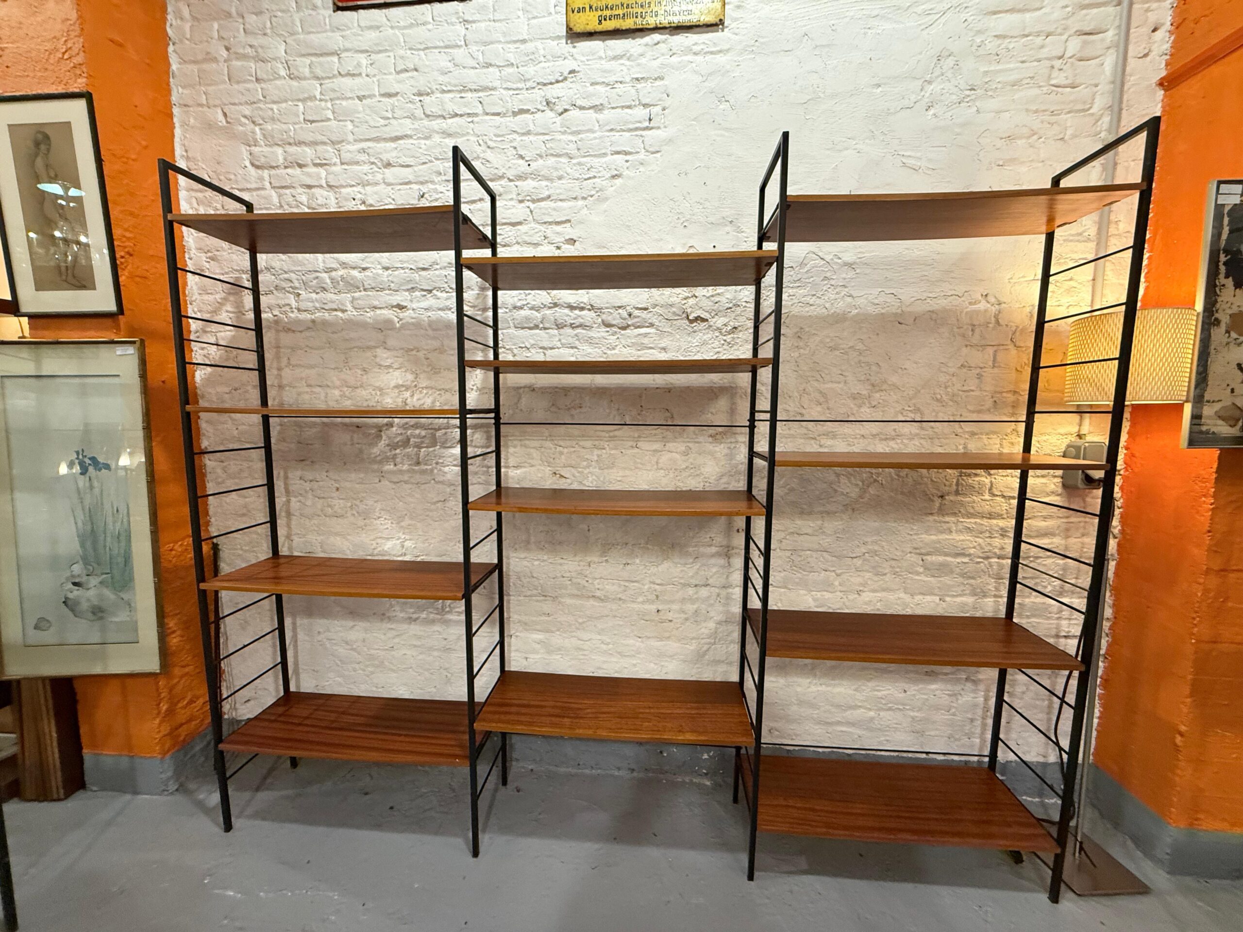 triple étagère modulaire années 60 
