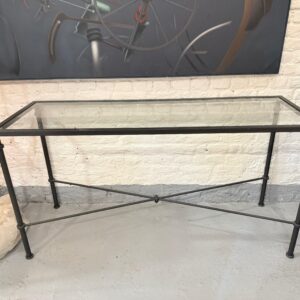 Console en verre