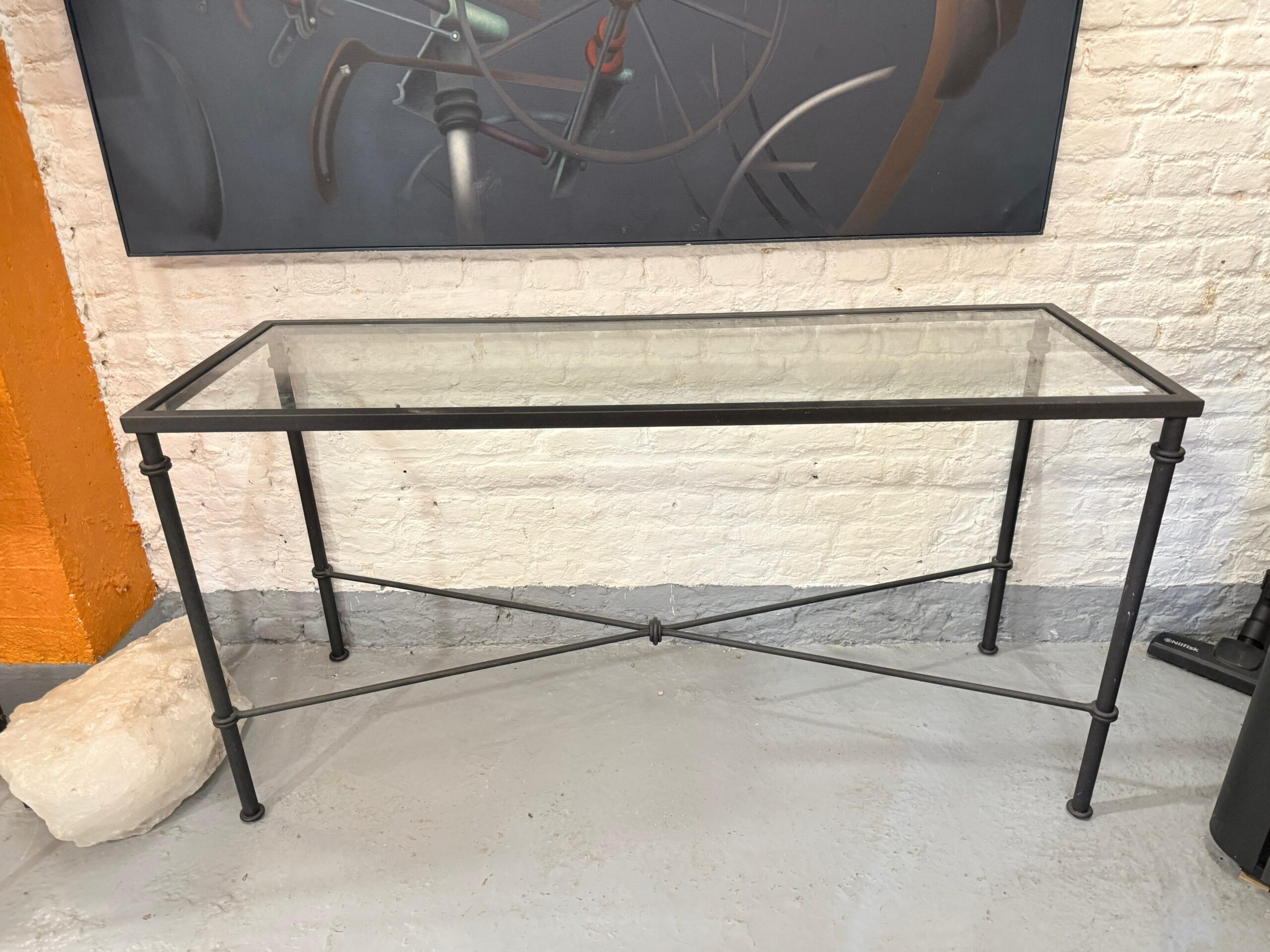 Console en verre