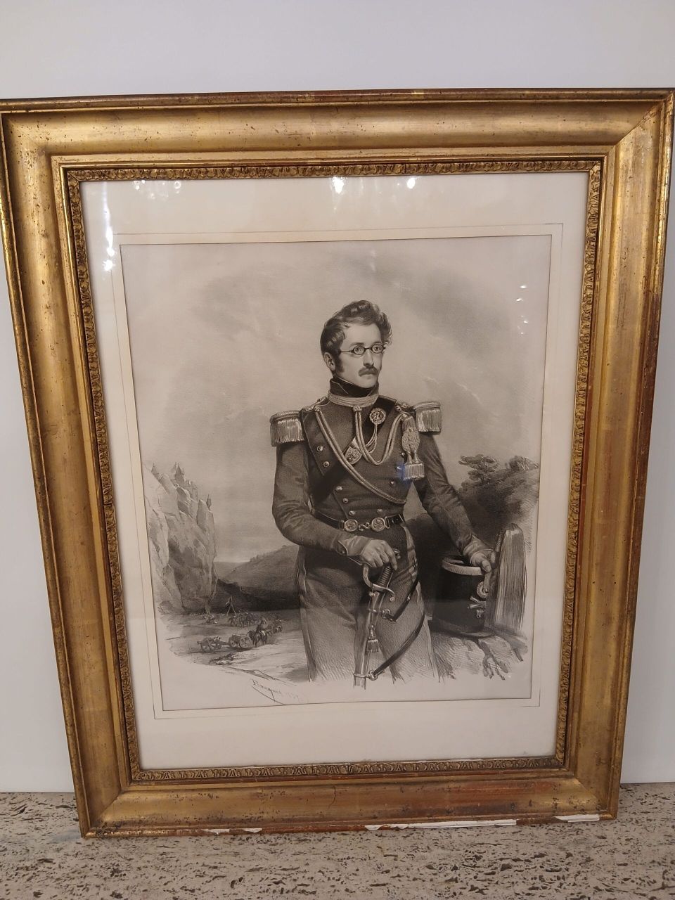 Lithographie Charles Baugniet