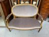 Banquette corbeille de style Louis XVI
