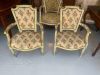 paire de fauteuils style Louis XVI
