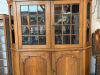 Vitrine deux corps en chêne massif